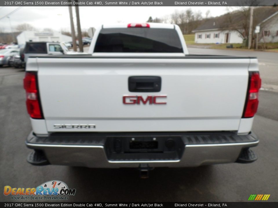 2017 GMC Sierra 1500 Elevation Edition Double Cab 4WD Summit White / Dark Ash/Jet Black Photo #6