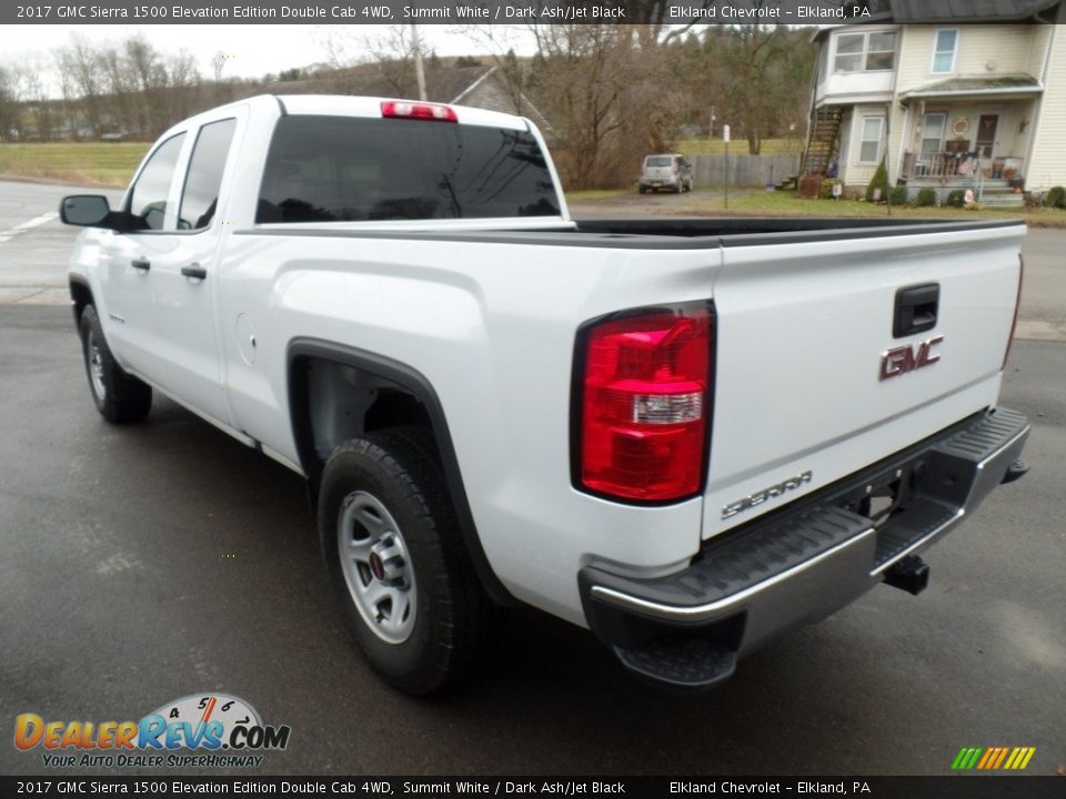 2017 GMC Sierra 1500 Elevation Edition Double Cab 4WD Summit White / Dark Ash/Jet Black Photo #7