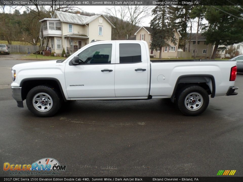 2017 GMC Sierra 1500 Elevation Edition Double Cab 4WD Summit White / Dark Ash/Jet Black Photo #8