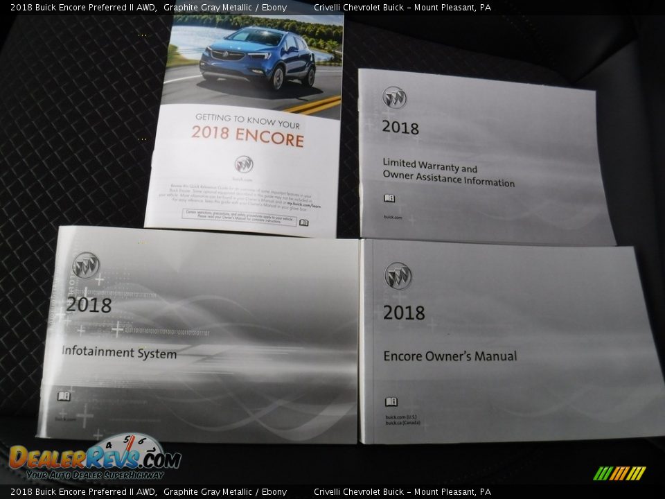 2018 Buick Encore Preferred II AWD Graphite Gray Metallic / Ebony Photo #28