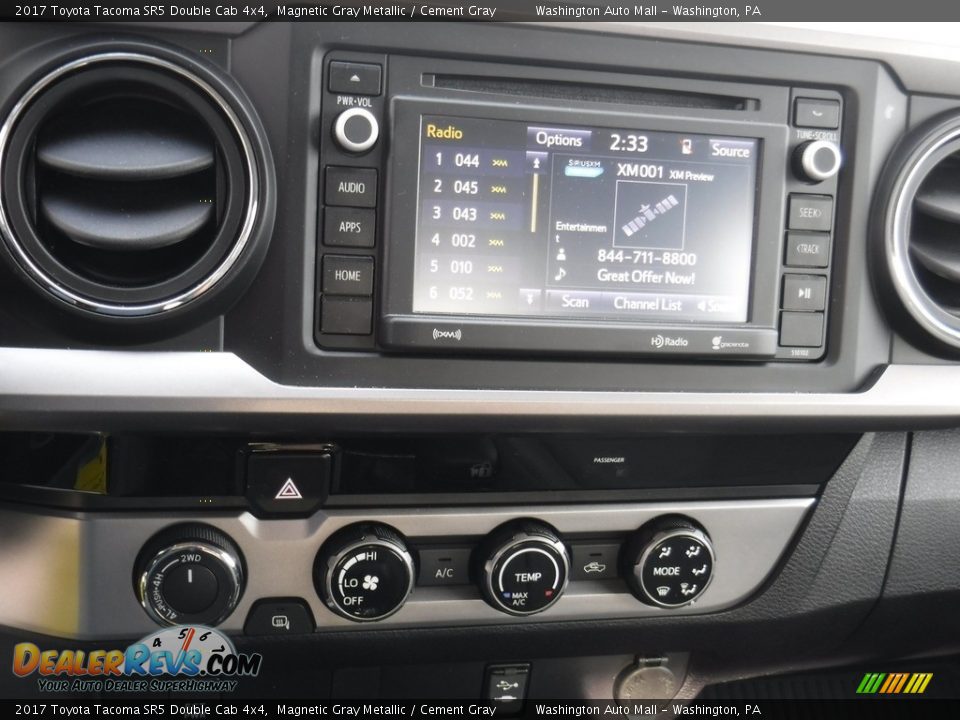 2017 Toyota Tacoma SR5 Double Cab 4x4 Magnetic Gray Metallic / Cement Gray Photo #19