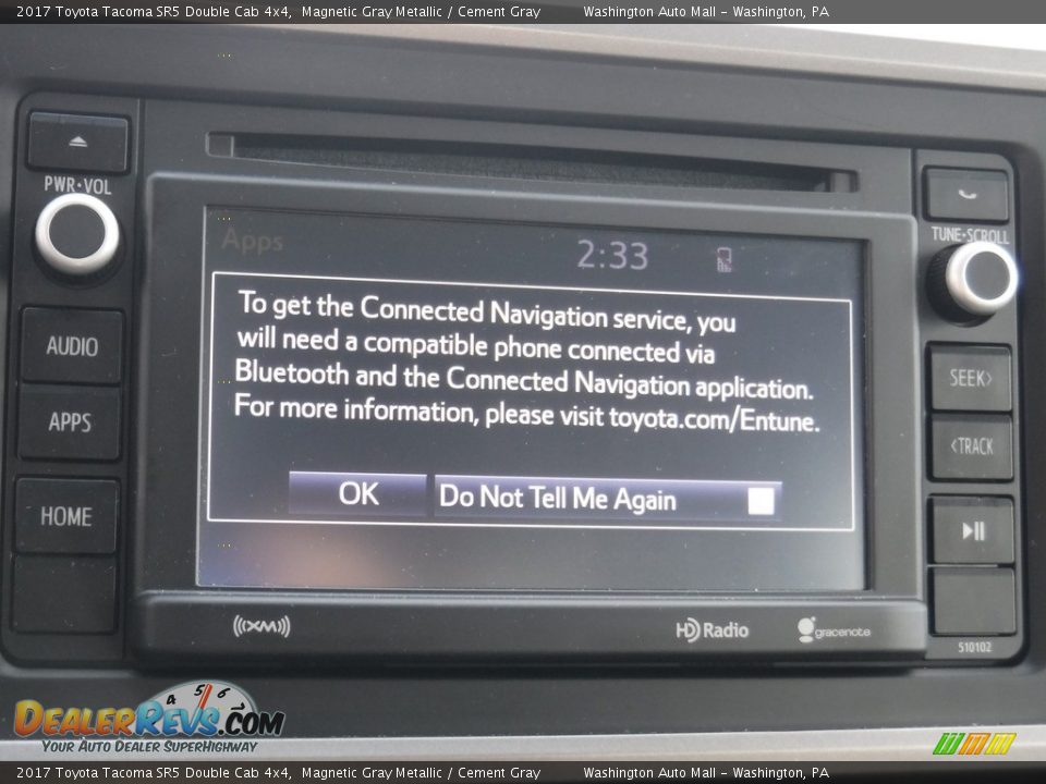 2017 Toyota Tacoma SR5 Double Cab 4x4 Magnetic Gray Metallic / Cement Gray Photo #21