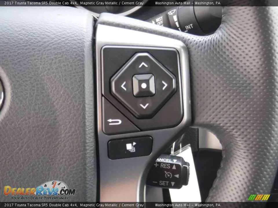 2017 Toyota Tacoma SR5 Double Cab 4x4 Magnetic Gray Metallic / Cement Gray Photo #23