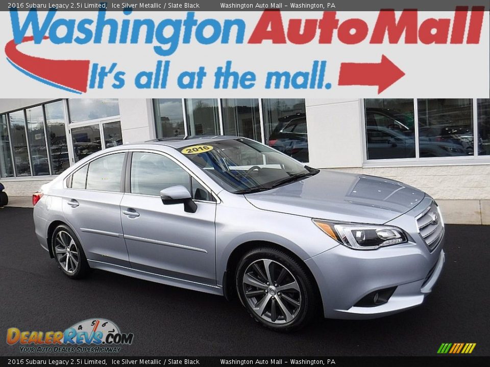2016 Subaru Legacy 2.5i Limited Ice Silver Metallic / Slate Black Photo #1