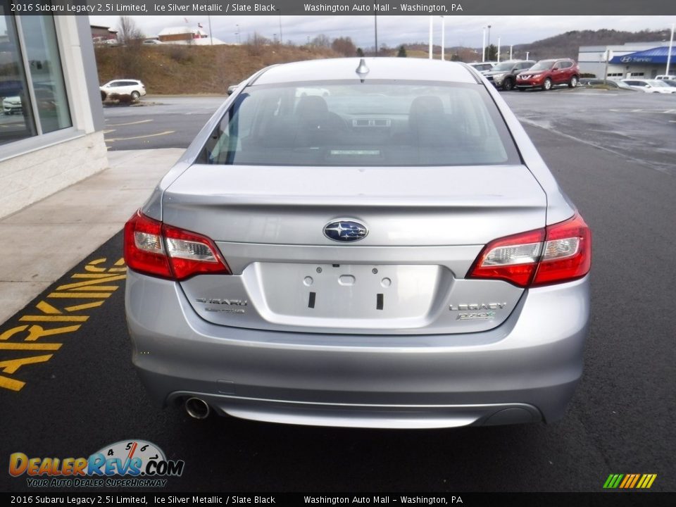 2016 Subaru Legacy 2.5i Limited Ice Silver Metallic / Slate Black Photo #8