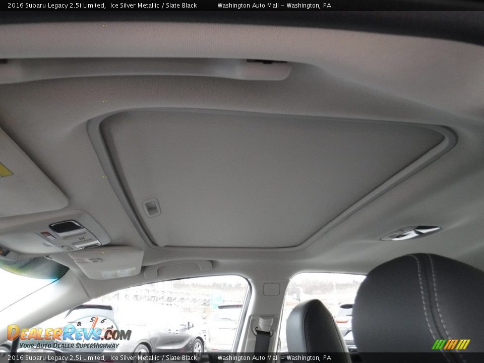 2016 Subaru Legacy 2.5i Limited Ice Silver Metallic / Slate Black Photo #12