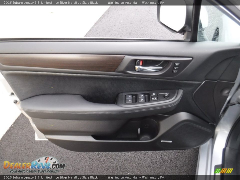 2016 Subaru Legacy 2.5i Limited Ice Silver Metallic / Slate Black Photo #14