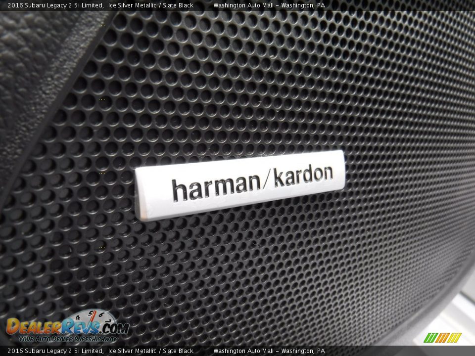 2016 Subaru Legacy 2.5i Limited Ice Silver Metallic / Slate Black Photo #16