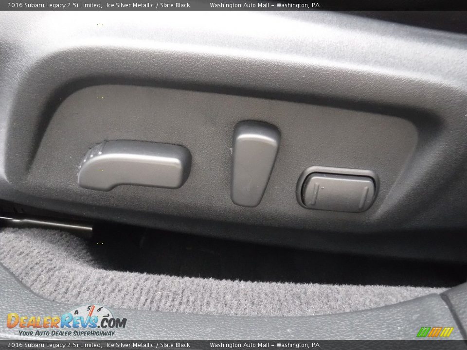 2016 Subaru Legacy 2.5i Limited Ice Silver Metallic / Slate Black Photo #18