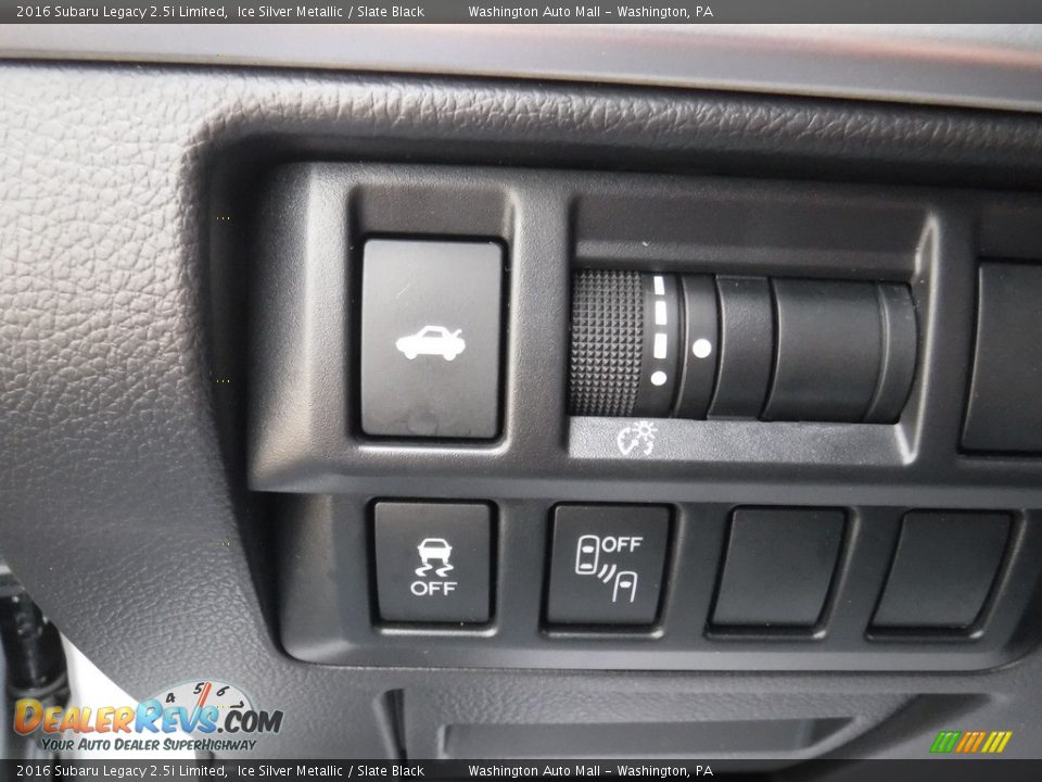 2016 Subaru Legacy 2.5i Limited Ice Silver Metallic / Slate Black Photo #19