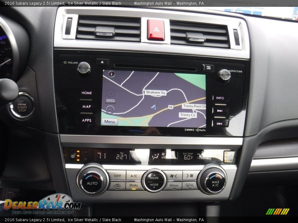 2016 Subaru Legacy 2.5i Limited Ice Silver Metallic / Slate Black Photo #20