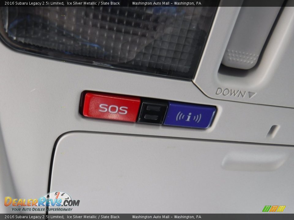 2016 Subaru Legacy 2.5i Limited Ice Silver Metallic / Slate Black Photo #24