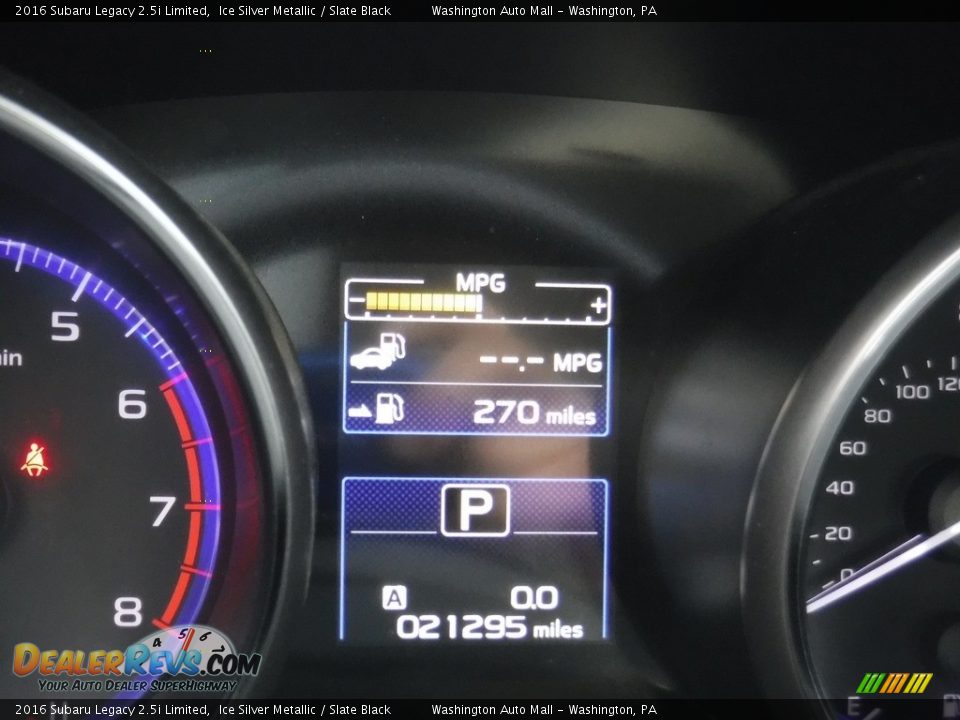 2016 Subaru Legacy 2.5i Limited Ice Silver Metallic / Slate Black Photo #29