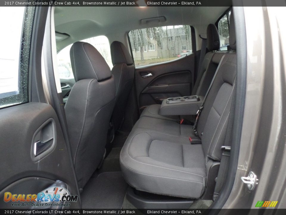 2017 Chevrolet Colorado LT Crew Cab 4x4 Brownstone Metallic / Jet Black Photo #34