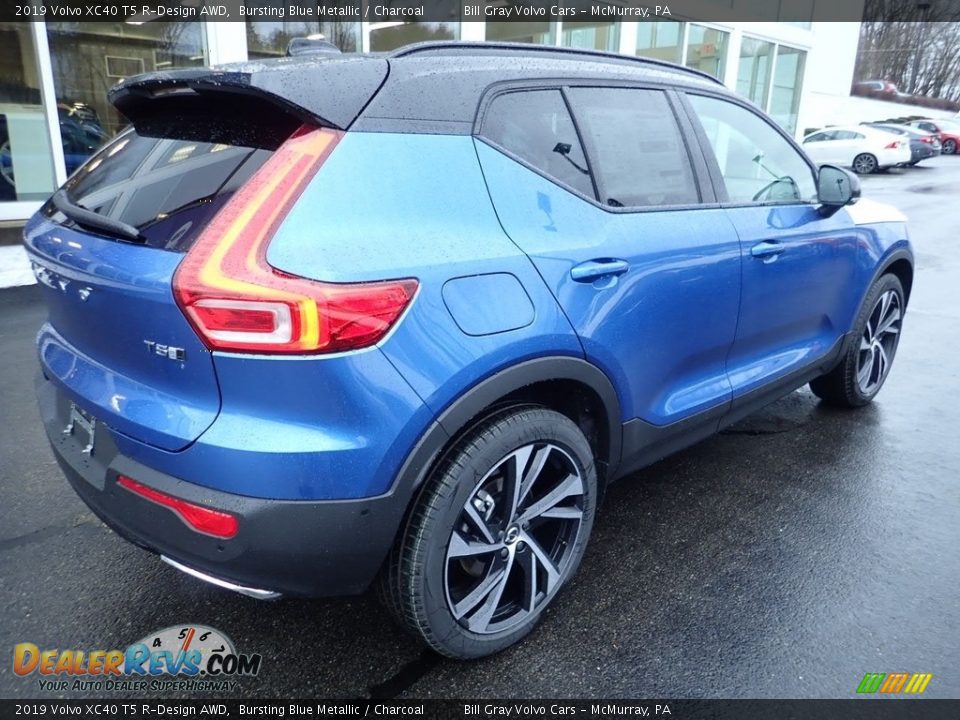 2019 Volvo XC40 T5 R-Design AWD Bursting Blue Metallic / Charcoal Photo #2