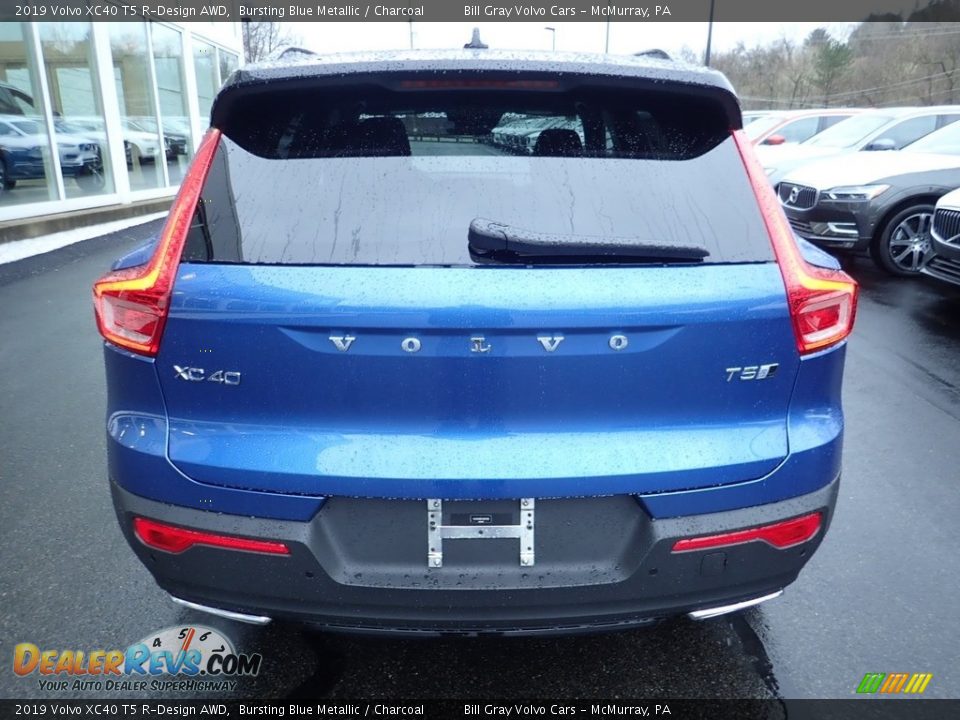 2019 Volvo XC40 T5 R-Design AWD Bursting Blue Metallic / Charcoal Photo #3