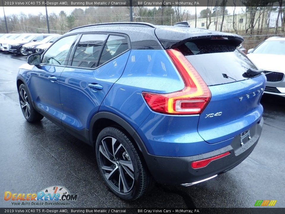 2019 Volvo XC40 T5 R-Design AWD Bursting Blue Metallic / Charcoal Photo #4