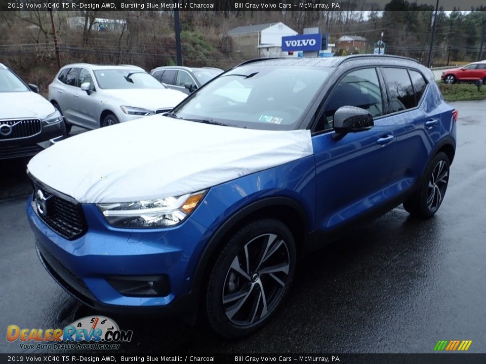 2019 Volvo XC40 T5 R-Design AWD Bursting Blue Metallic / Charcoal Photo #5