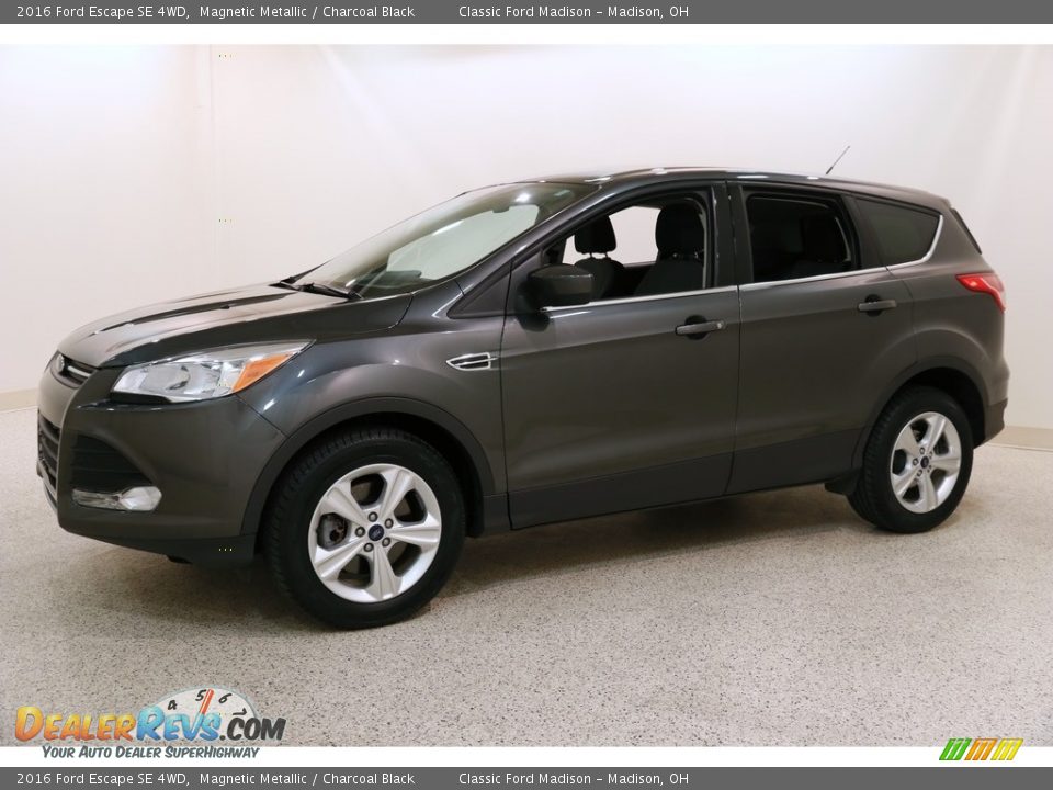 2016 Ford Escape SE 4WD Magnetic Metallic / Charcoal Black Photo #3
