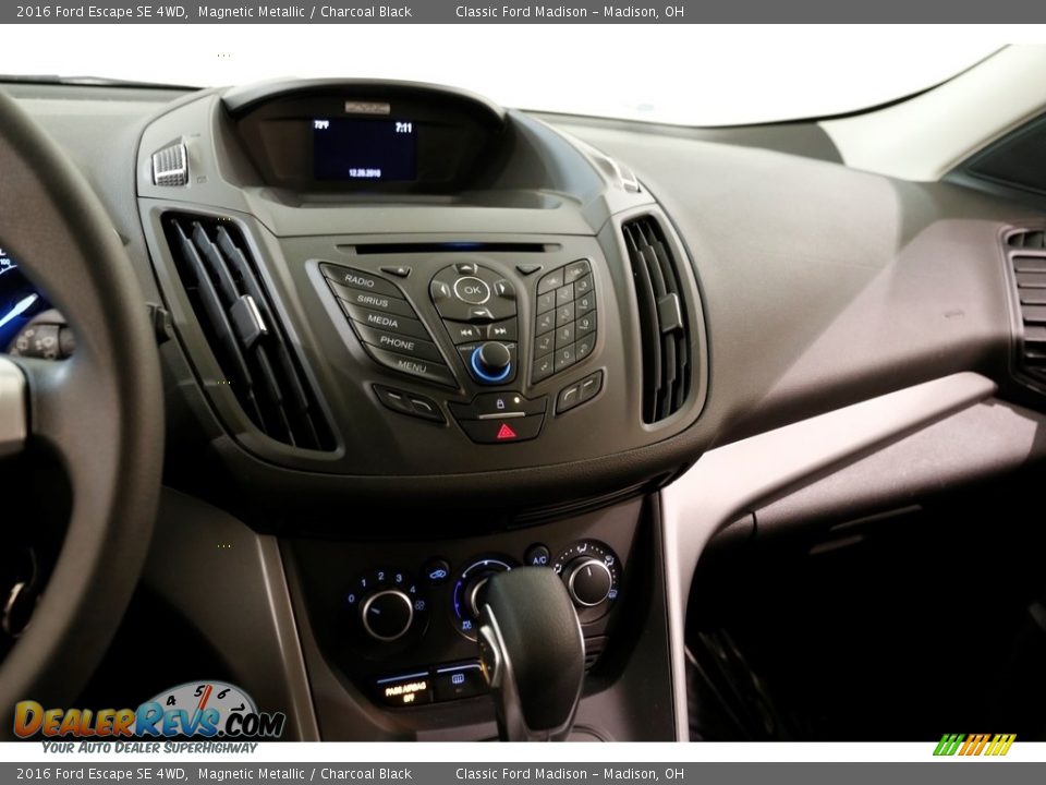 2016 Ford Escape SE 4WD Magnetic Metallic / Charcoal Black Photo #9