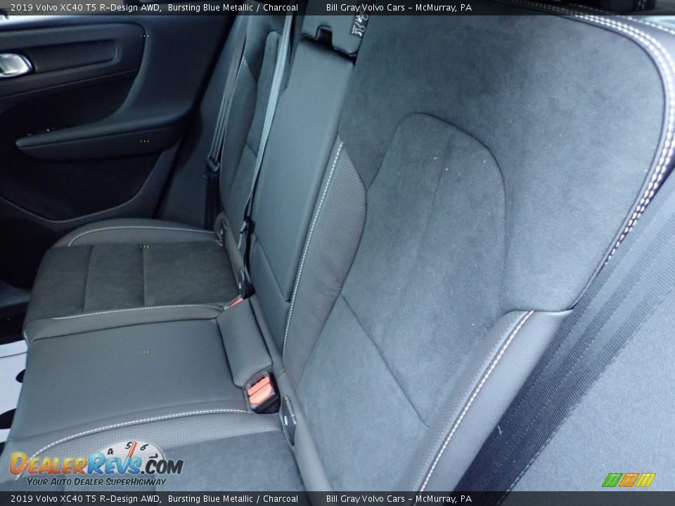 2019 Volvo XC40 T5 R-Design AWD Bursting Blue Metallic / Charcoal Photo #8
