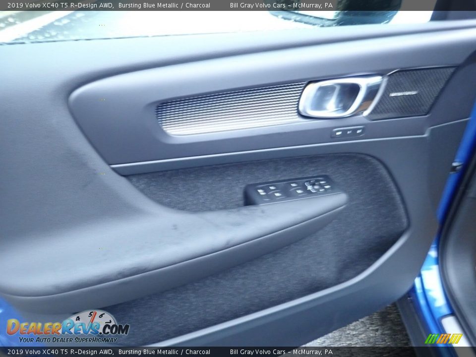 2019 Volvo XC40 T5 R-Design AWD Bursting Blue Metallic / Charcoal Photo #10
