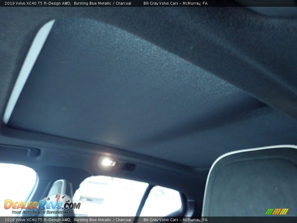 2019 Volvo XC40 T5 R-Design AWD Bursting Blue Metallic / Charcoal Photo #11