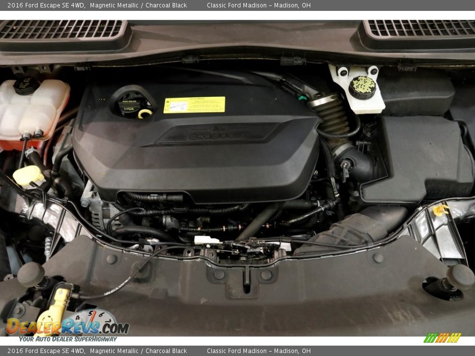 2016 Ford Escape SE 4WD Magnetic Metallic / Charcoal Black Photo #17