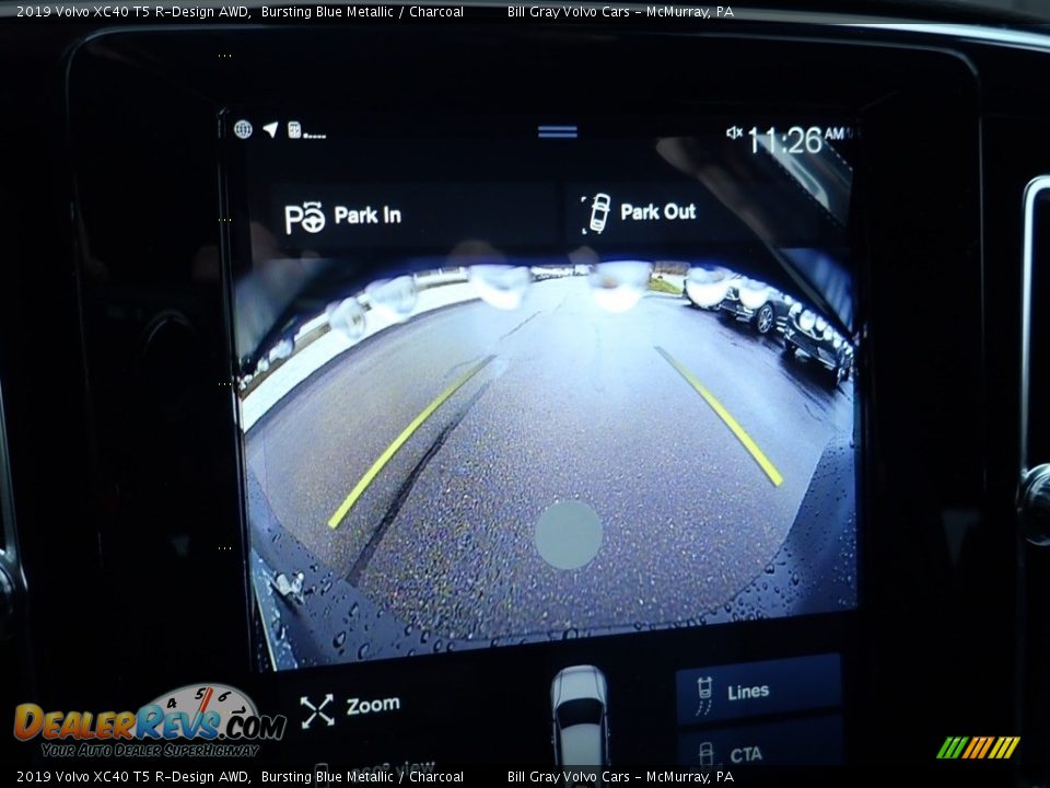 2019 Volvo XC40 T5 R-Design AWD Bursting Blue Metallic / Charcoal Photo #15