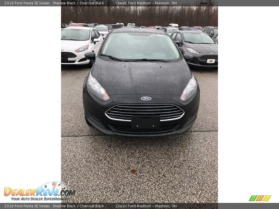 2019 Ford Fiesta SE Sedan Shadow Black / Charcoal Black Photo #2
