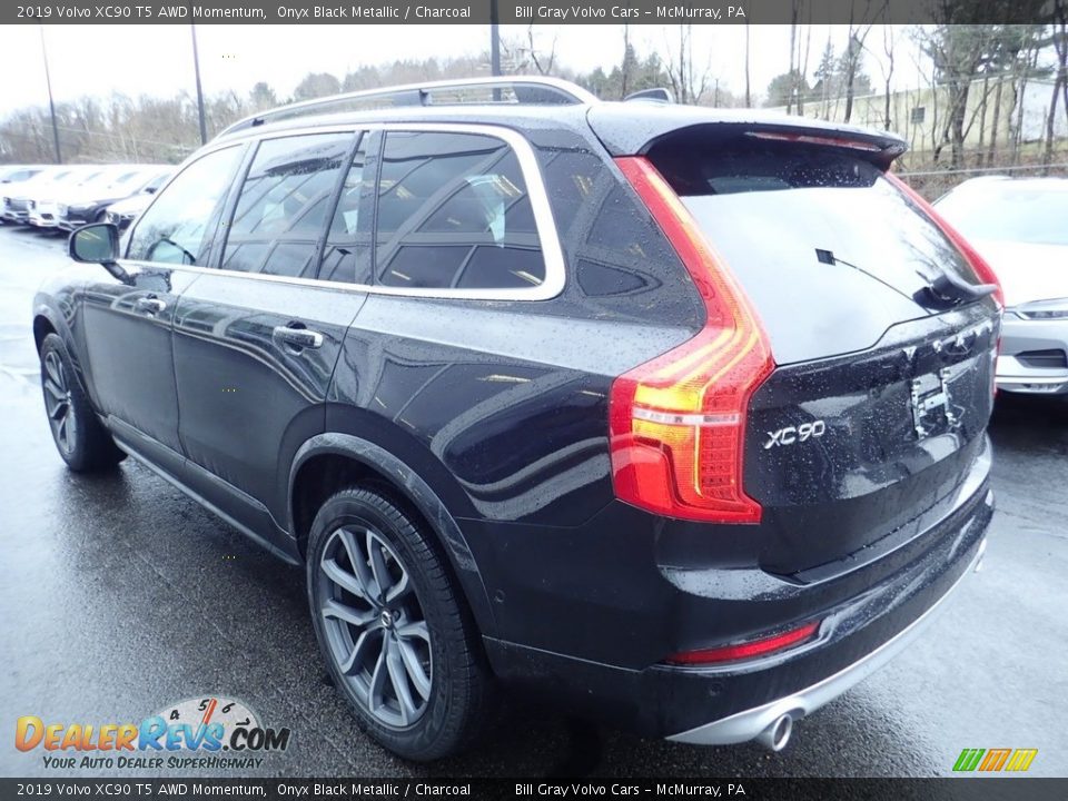 2019 Volvo XC90 T5 AWD Momentum Onyx Black Metallic / Charcoal Photo #4