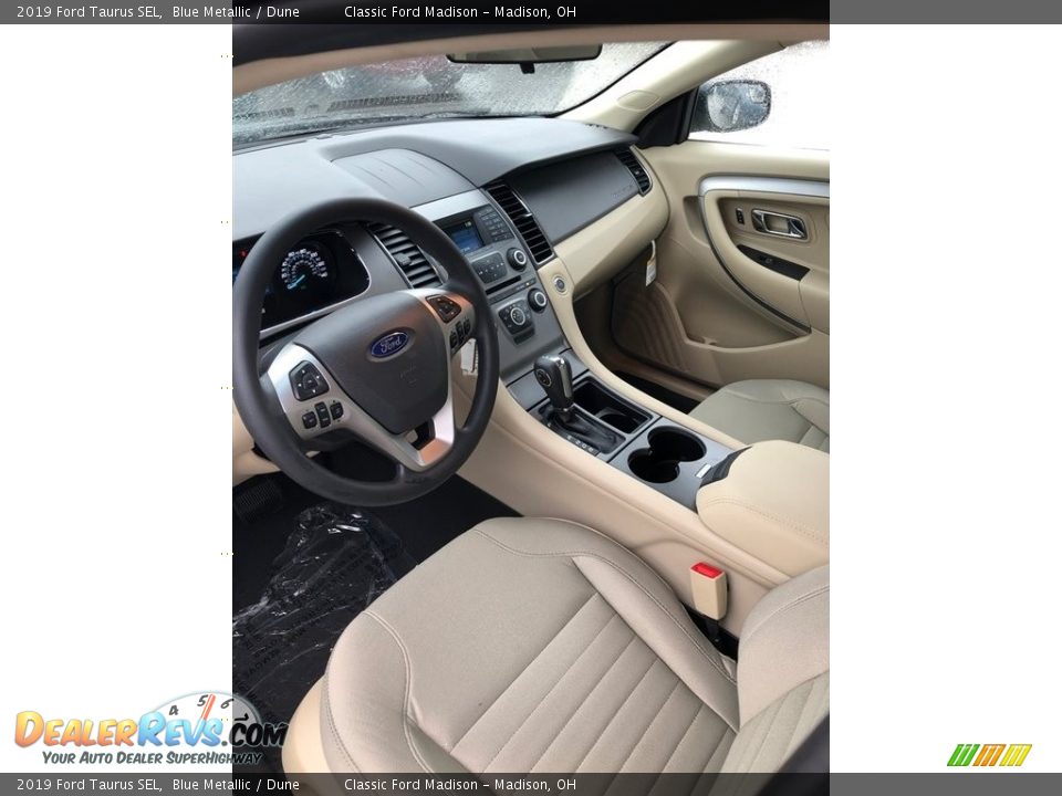 2019 Ford Taurus SEL Blue Metallic / Dune Photo #5