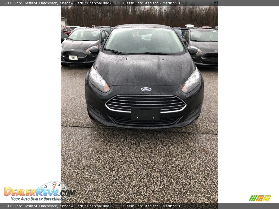 2018 Ford Fiesta SE Hatchback Shadow Black / Charcoal Black Photo #2