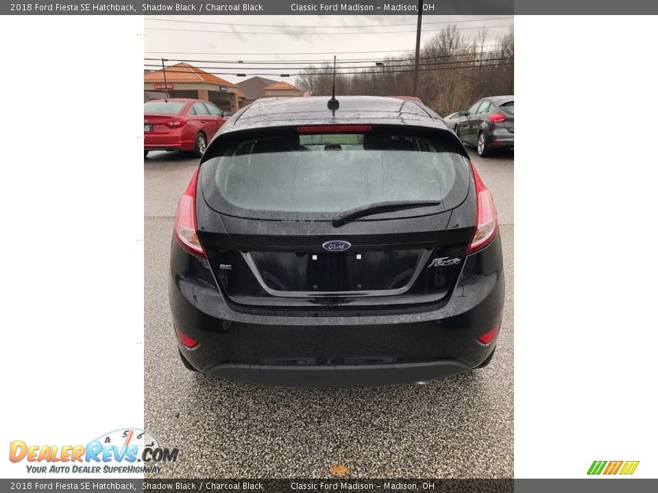 2018 Ford Fiesta SE Hatchback Shadow Black / Charcoal Black Photo #3