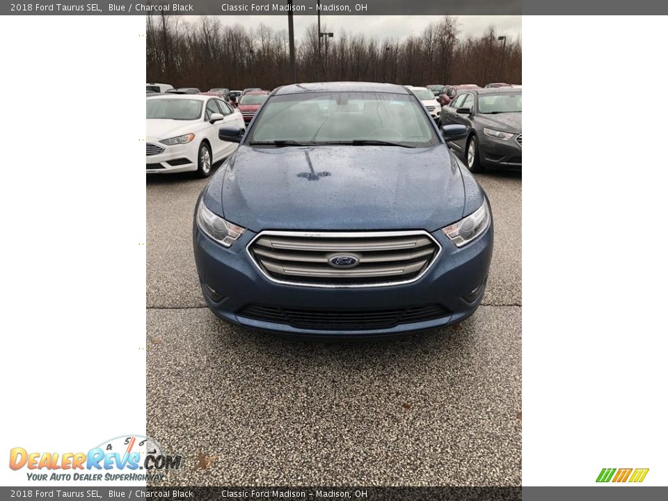2018 Ford Taurus SEL Blue / Charcoal Black Photo #2