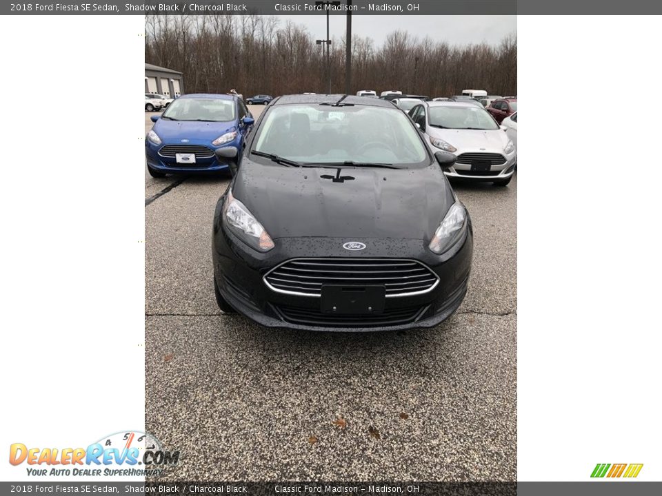 2018 Ford Fiesta SE Sedan Shadow Black / Charcoal Black Photo #2