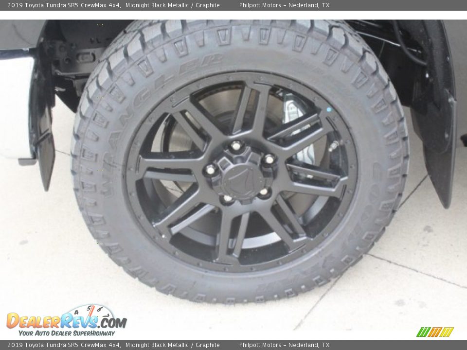 2019 Toyota Tundra SR5 CrewMax 4x4 Midnight Black Metallic / Graphite Photo #5