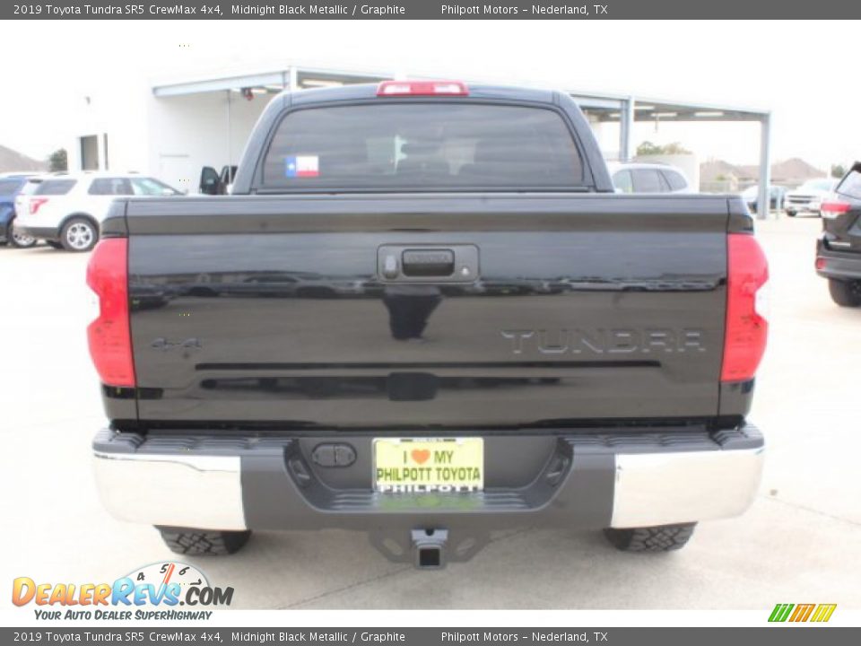 2019 Toyota Tundra SR5 CrewMax 4x4 Midnight Black Metallic / Graphite Photo #7