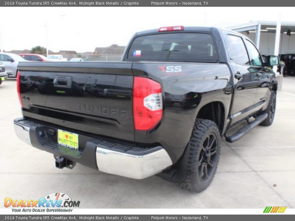 2019 Toyota Tundra SR5 CrewMax 4x4 Midnight Black Metallic / Graphite Photo #8