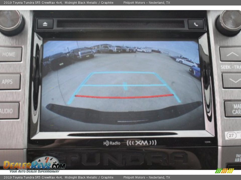 2019 Toyota Tundra SR5 CrewMax 4x4 Midnight Black Metallic / Graphite Photo #14