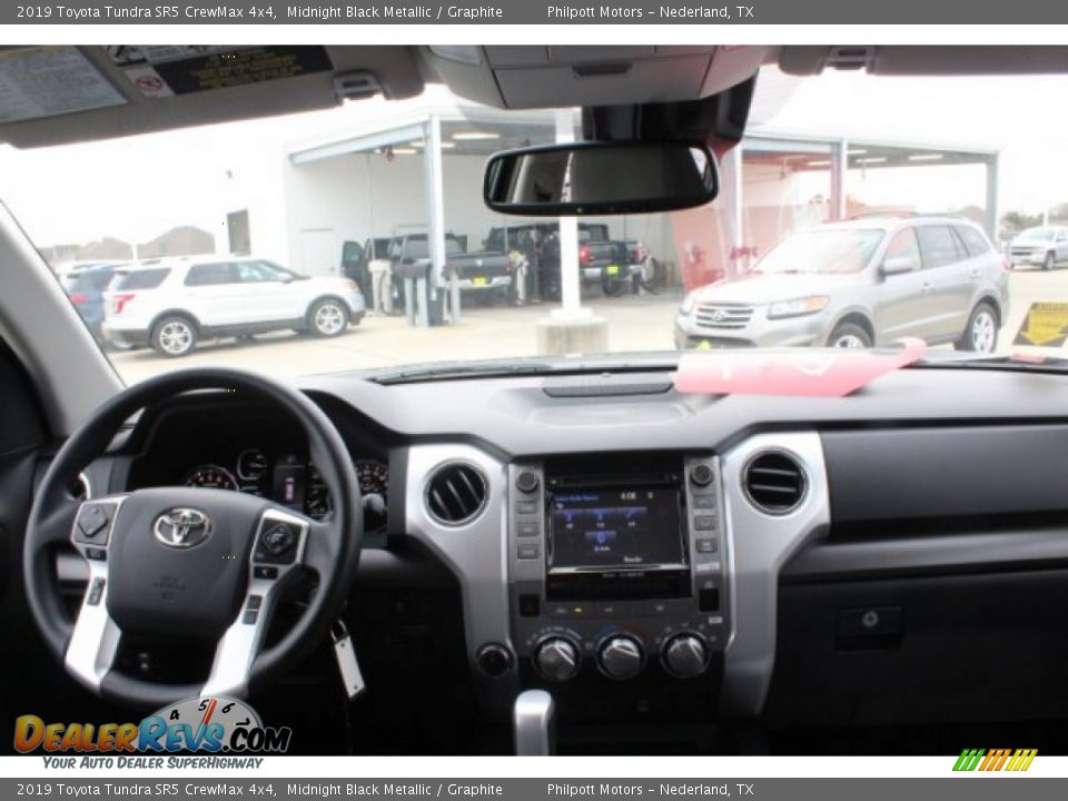 2019 Toyota Tundra SR5 CrewMax 4x4 Midnight Black Metallic / Graphite Photo #19