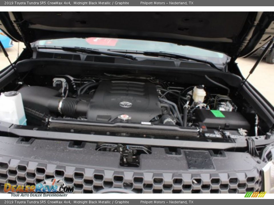 2019 Toyota Tundra SR5 CrewMax 4x4 Midnight Black Metallic / Graphite Photo #22