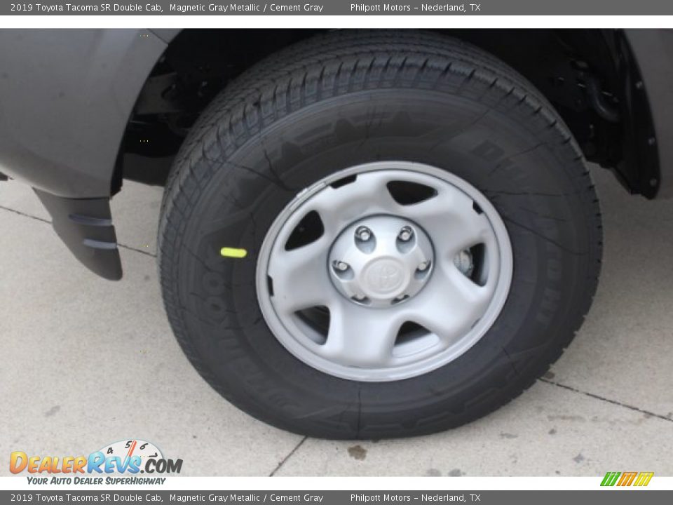 2019 Toyota Tacoma SR Double Cab Magnetic Gray Metallic / Cement Gray Photo #5