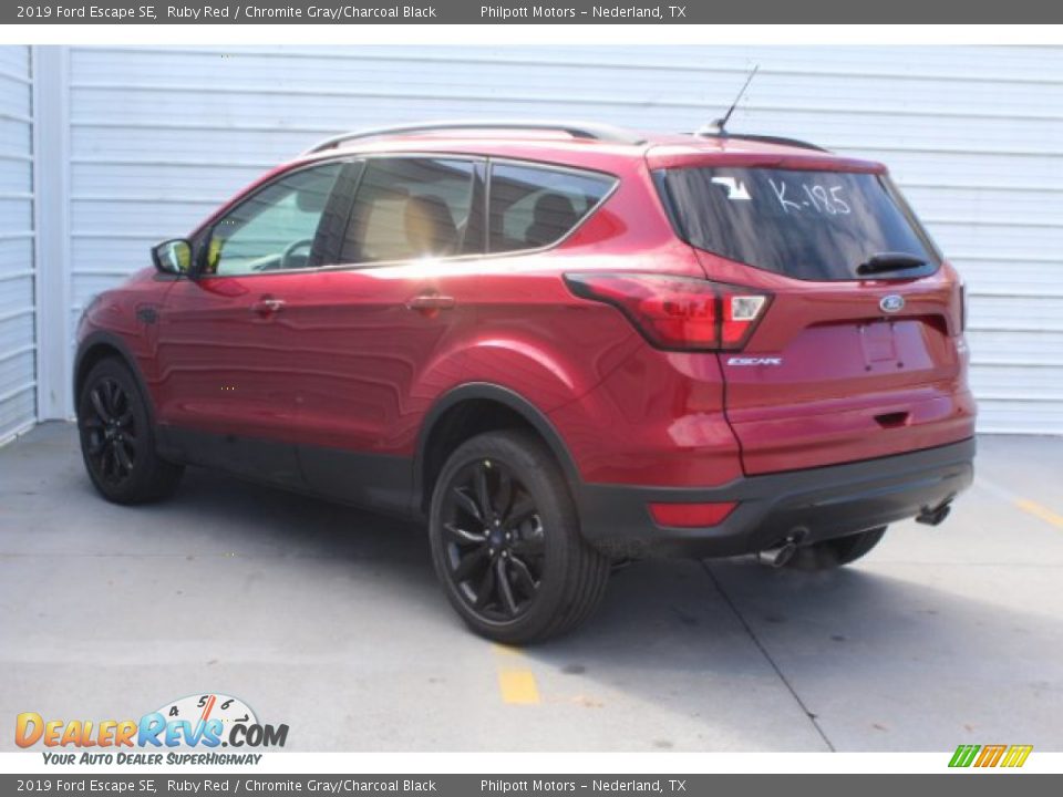 2019 Ford Escape SE Ruby Red / Chromite Gray/Charcoal Black Photo #6
