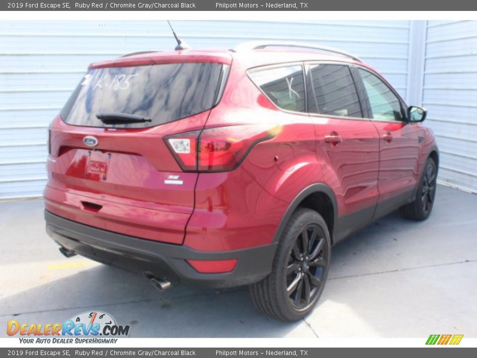 2019 Ford Escape SE Ruby Red / Chromite Gray/Charcoal Black Photo #8