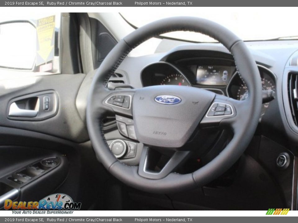 2019 Ford Escape SE Ruby Red / Chromite Gray/Charcoal Black Photo #21