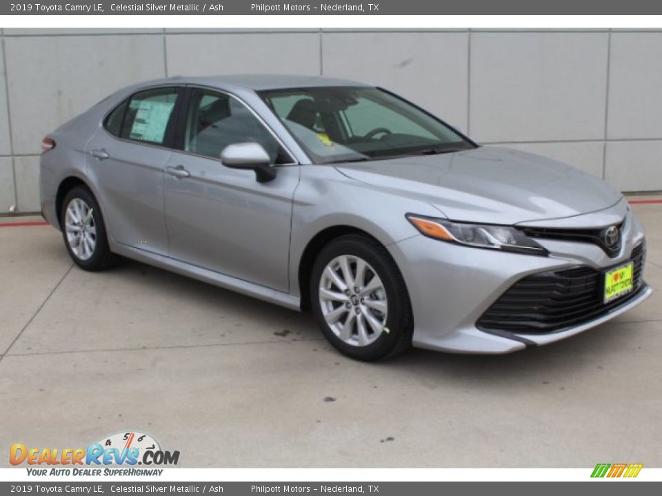 2019 Toyota Camry LE Celestial Silver Metallic / Ash Photo #2