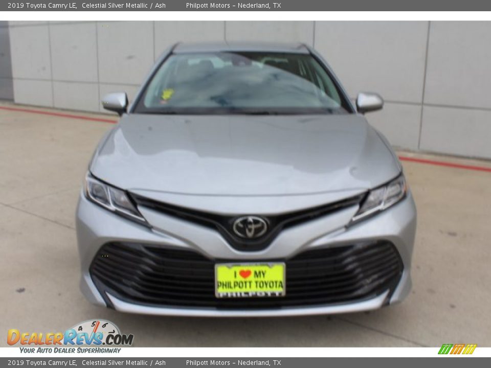 2019 Toyota Camry LE Celestial Silver Metallic / Ash Photo #3