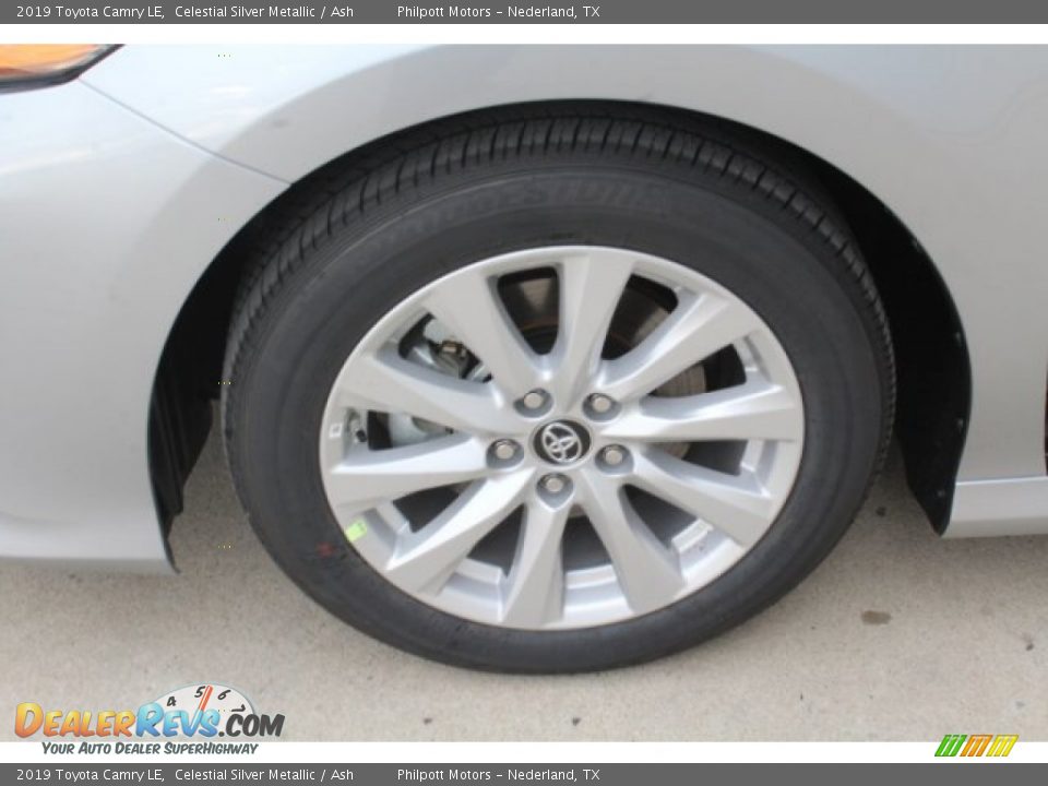 2019 Toyota Camry LE Celestial Silver Metallic / Ash Photo #5