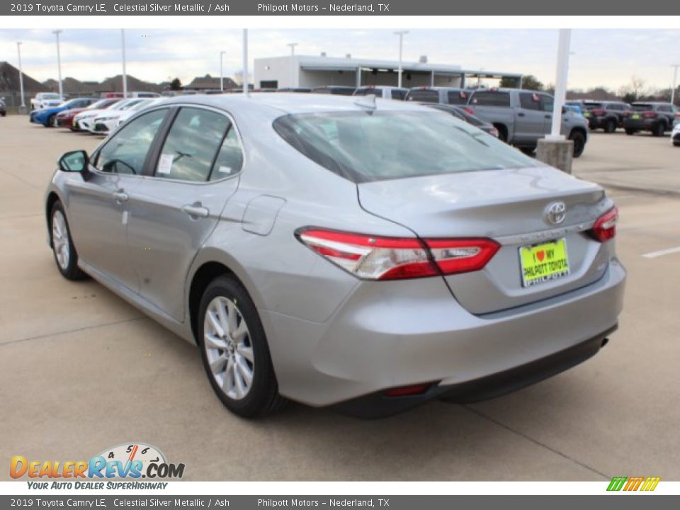 2019 Toyota Camry LE Celestial Silver Metallic / Ash Photo #6